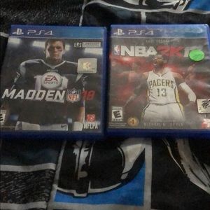 I am selling madden nfl 2018, and nba 2k 17.
